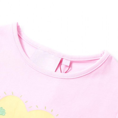 T-shirt til børn str. 92 lyserød
