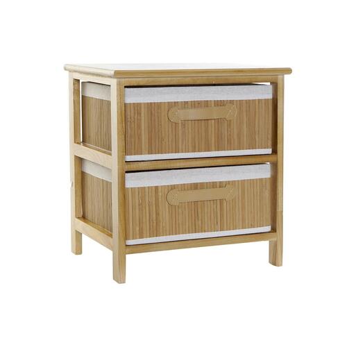 Kommode Natur Bambus Paulonia træ 42 x 32 x 45 cm