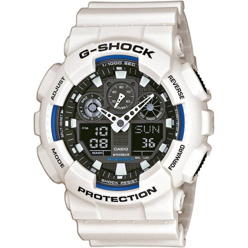 Herreur Casio G‑Shock GA‑100B-7AER - sort urskive, Ø 51 mm