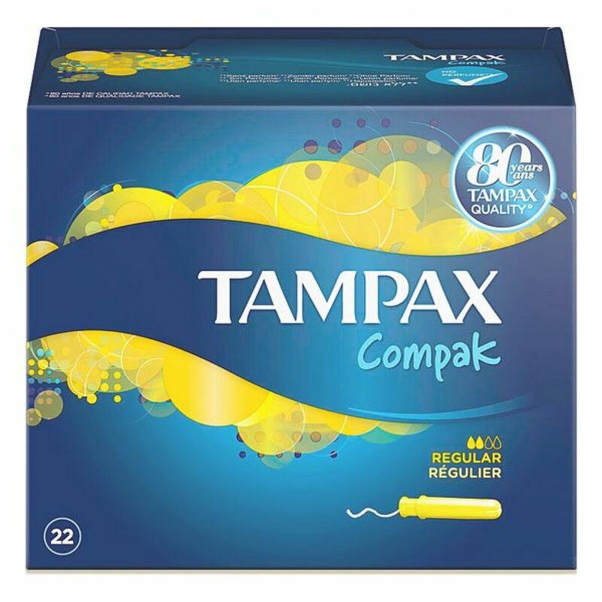 Tamponer regular Tampax Compak - 22 stk.