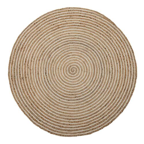 Tæppe 120 x 120 x 1 cm Natur Jute