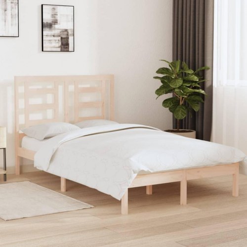 Sengeramme uden madras 120 x 200 cm i massivt fyrretræ