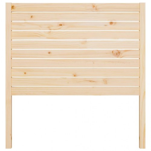 Sengegavl 106 × 4 × 100 cm - massivt fyrretræ, lameldesign