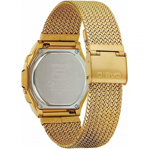 Casio A1000MGA-5EF herreur - guld, digitalt mesh
