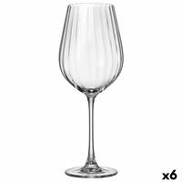 Vinglas Bohemia Crystal Optic Gennemsigtig 650 ml 6 enheder