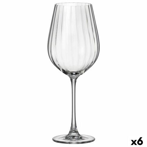 Vinglas Bohemia Crystal Optic Gennemsigtig 650 ml 6 enheder