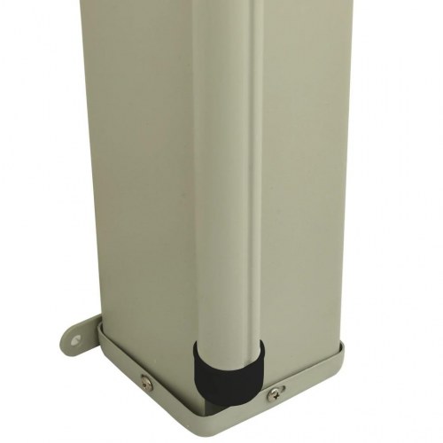 Sammenrullelig sidemarkise til terrassen 140x300 cm cremefarvet