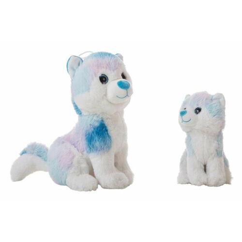Bamse Blå Husky 28 cm