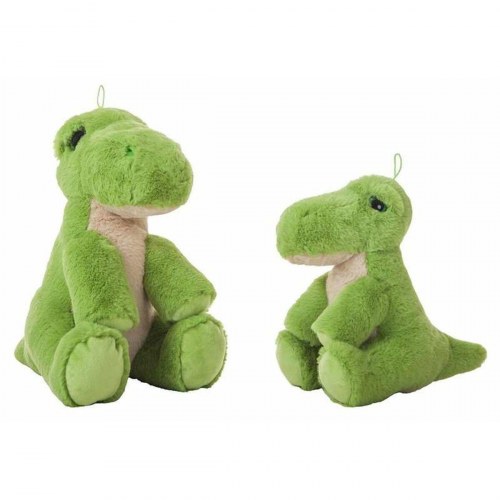 Grøn dinosaur bamse 26 cm - blød tøjdyr til børn