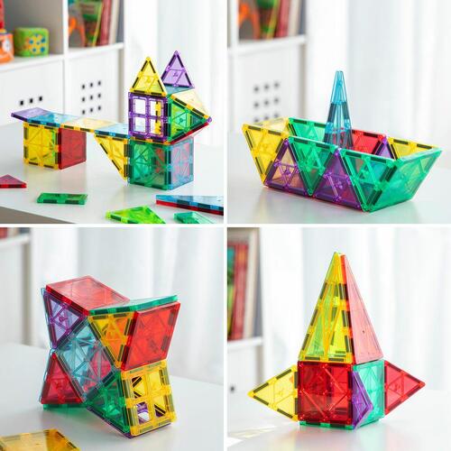 Magnetiske 3D-byggeklodser Magoks 57 Dele