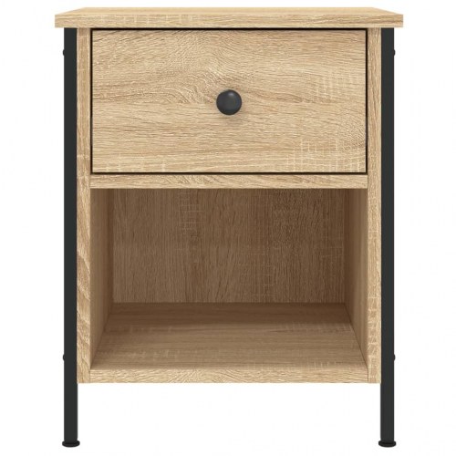Sengeborde 2 stk. - 40×42×50 cm i sonoma-eg, konstrueret træ