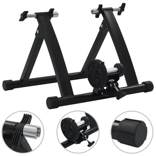 Rulletræner 26"-28" stål sort