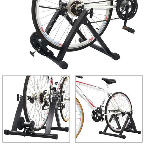 Rulletræner 26"-28" stål sort