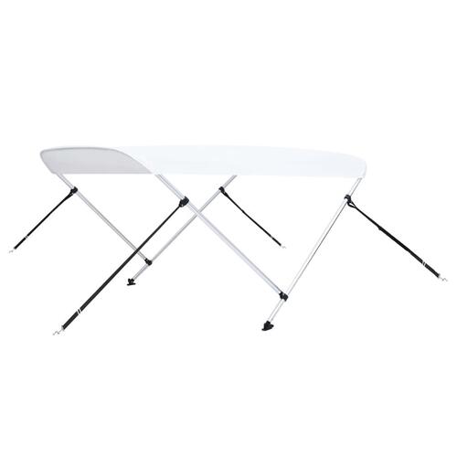 Biminitop med 2 buer 180x130x110 cm hvid