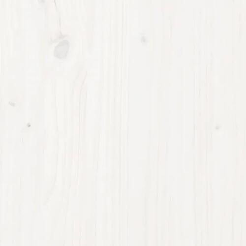 Sengeborde 2 stk. 50x35x61,5 cm massivt fyrretræ hvid