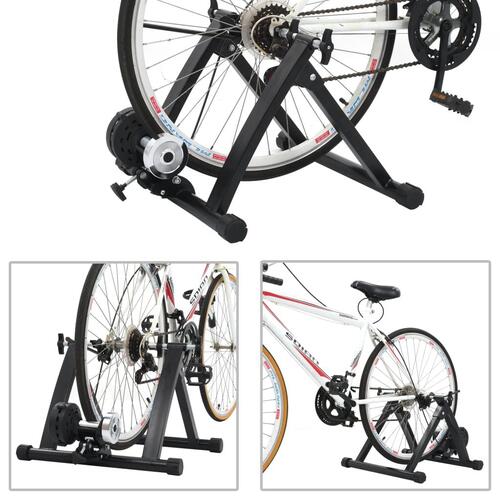 Rulletræner 26"-28" stål sort