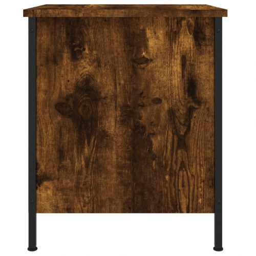 Sengeborde 2 stk. i konstrueret træ - 40×42×50 cm, røget egetræ