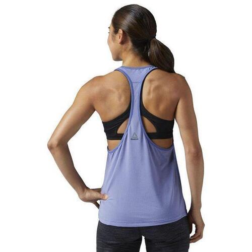Tank top kvinder Reebok Wor Graphic Mesh Tank Blå L