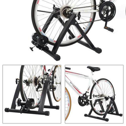 Rulletræner 26"-28" stål sort