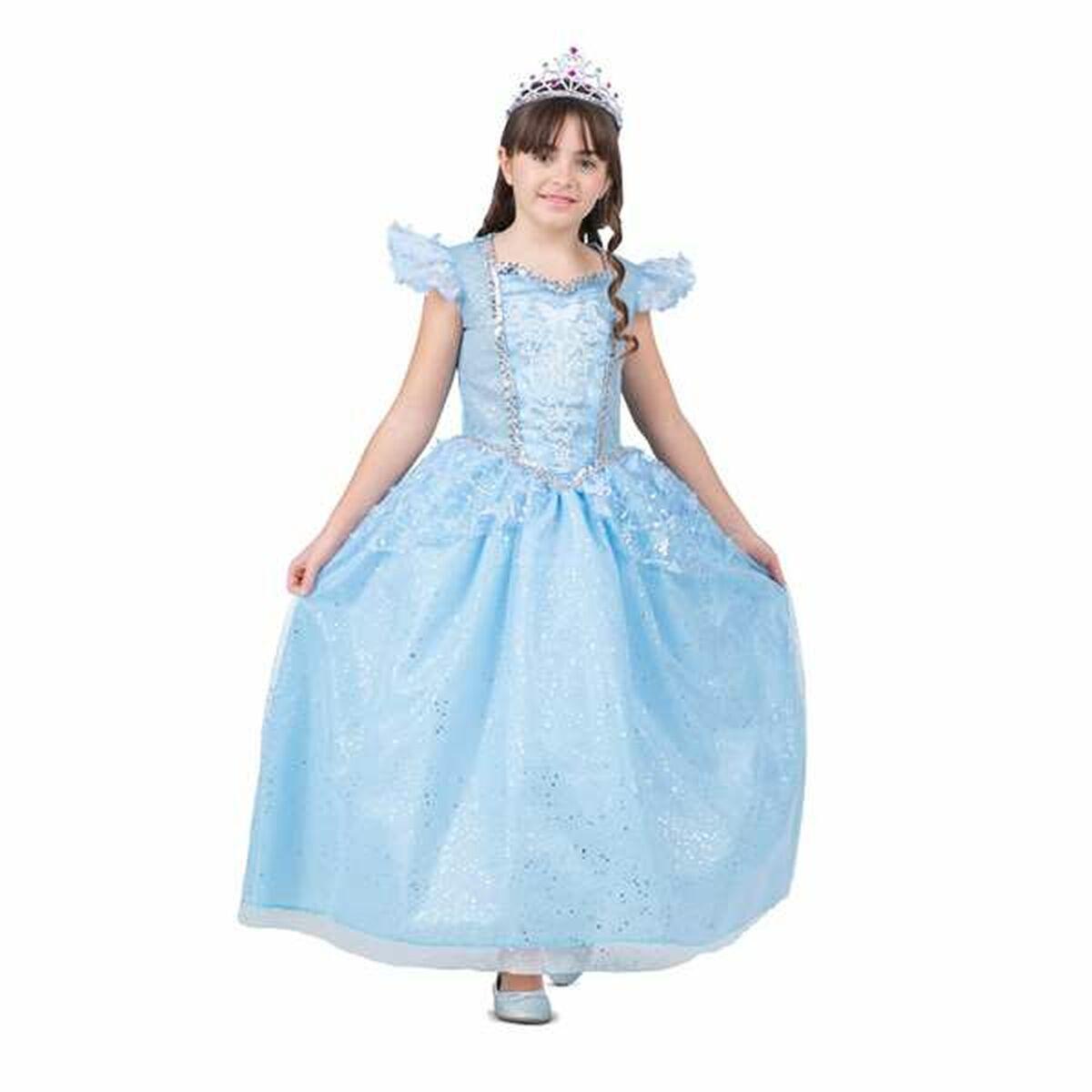- Blå Prinsesse kostume til børn, 3 dele (10-12 år)