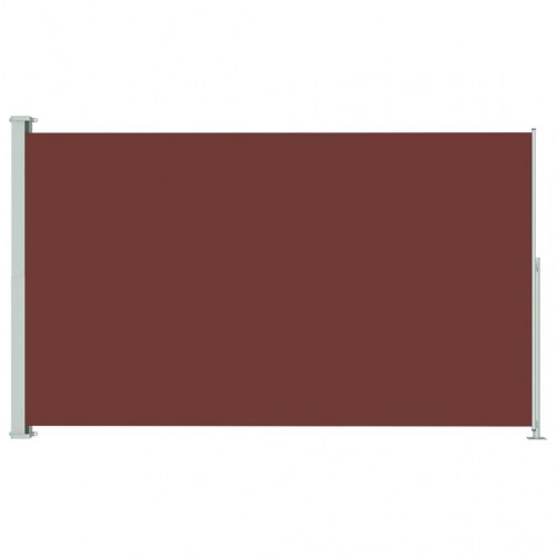 Sammenrullelig sidemarkise til terrasse 180 × 300 cm - brun