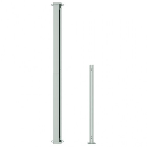 Sammenrullelig sidemarkise til terrasse 180 × 300 cm - brun