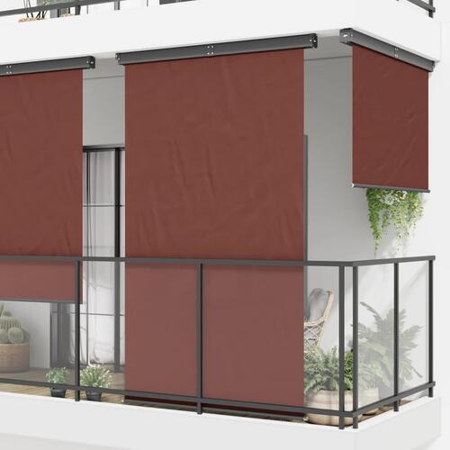 Sidemarkise til altan 145x250 cm brun
