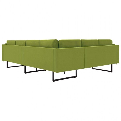 Hjørnesofa stof grøn