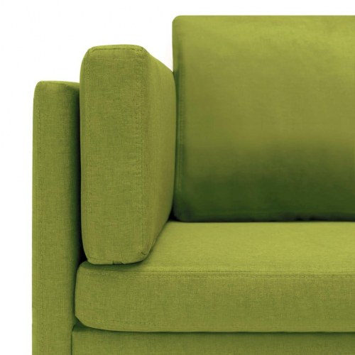 Hjørnesofa stof grøn