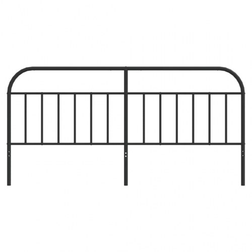 Udskiftningsgavl i metal 200 cm - sort