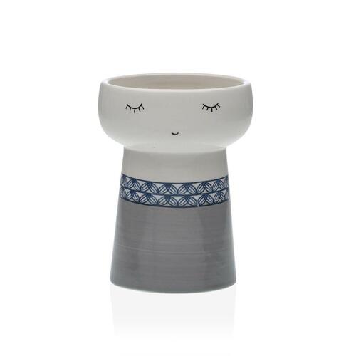 Urtepotte Versa Ansigt Keramik 10,8 x 14,4 x 10,8 cm