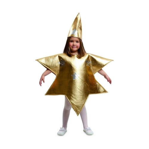 Kostume til børn Gylden Stjerne (2 Dele) 3-4 år