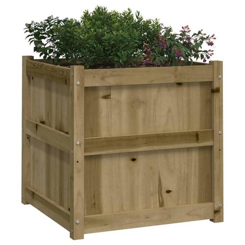 Plantekasse 60x60x60 cm imprægneret fyrretræ