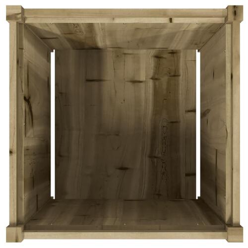 Plantekasse 60x60x60 cm imprægneret fyrretræ