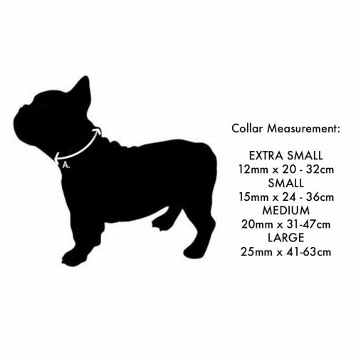 Red Dingo hundehalsbånd Unicorn 24-37 cm
