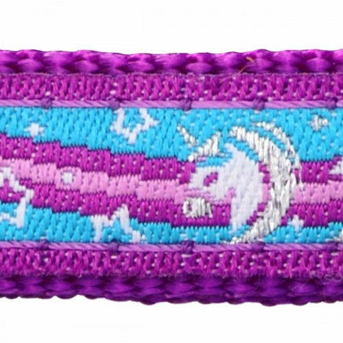 Red Dingo hundehalsbånd Unicorn 24-37 cm