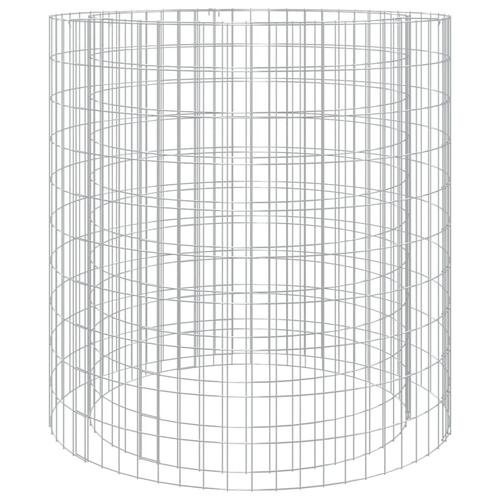 Gabion-bålkurv Ø 100 cm galvaniseret jern