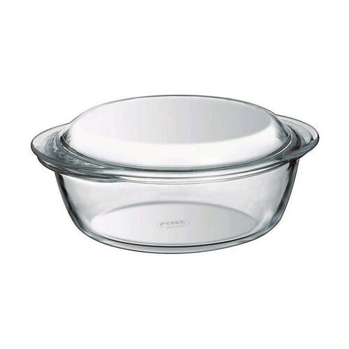 Gryde Med Låg Pyrex Essentials Gennemsigtig Glas 2,1 L