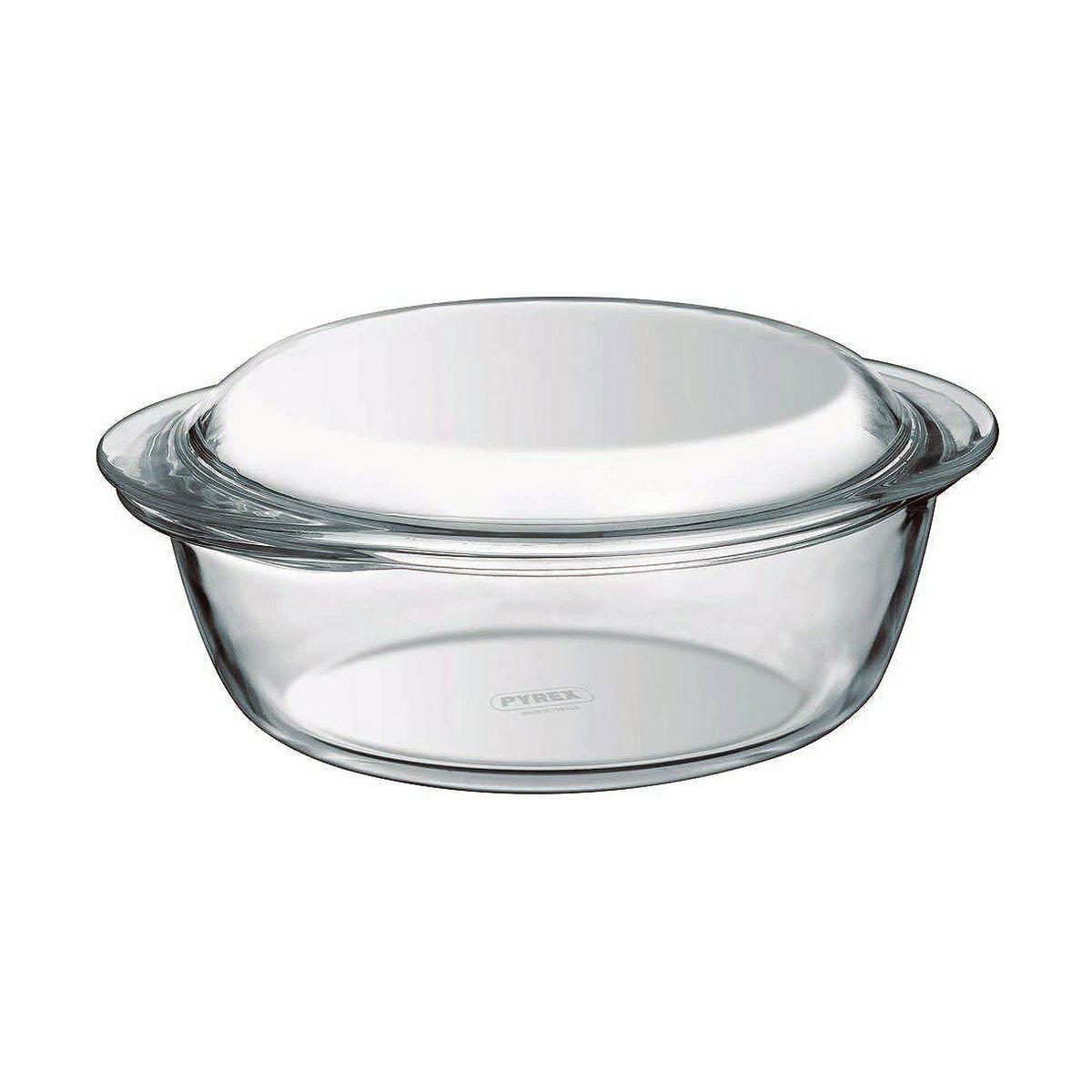Gryde Med Låg Pyrex Essentials Gennemsigtig Glas 2,1 L