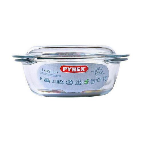 Gryde Med Låg Pyrex Essentials Gennemsigtig Glas 2,1 L