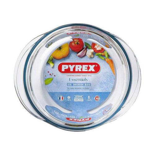 Gryde Med Låg Pyrex Essentials Gennemsigtig Glas 2,1 L