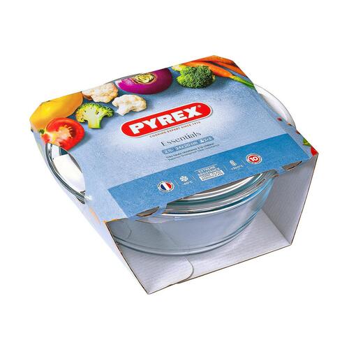 Gryde Med Låg Pyrex Essentials Gennemsigtig Glas 2,1 L