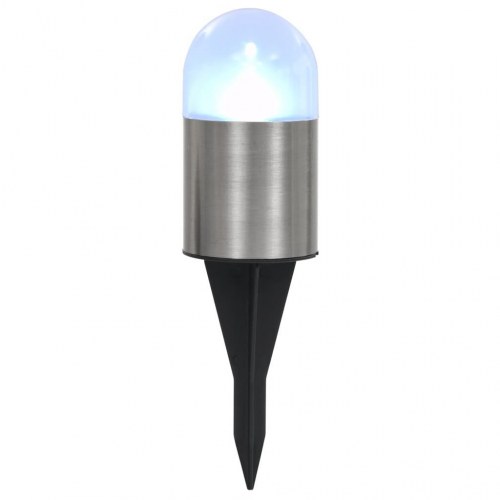 Soldrevne LED-nedgravningsspots 12 stk. hvidt lys