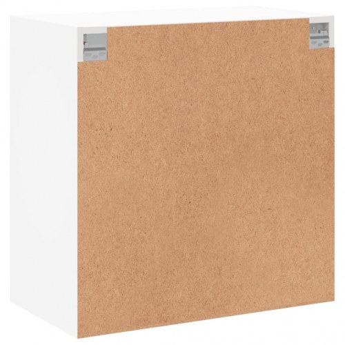 Vægskab med glaslåger 68x37x68,5 cm hvid