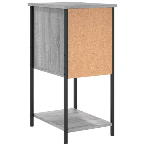 Sengeborde 2 stk. - 32×42×70 cm i konstrueret træ, grå sonoma-eg