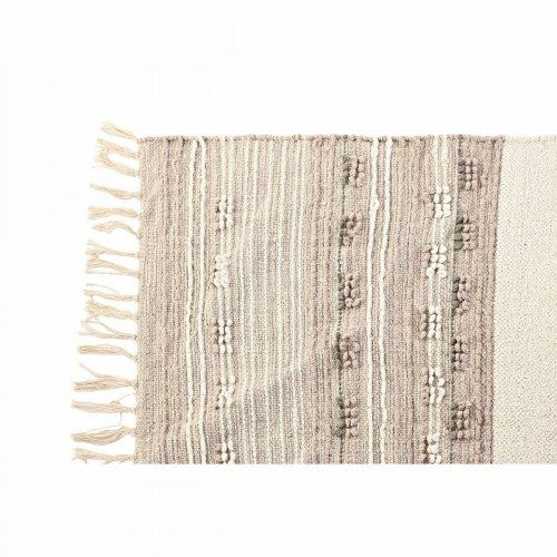 Tæppe med frynser - Boho, bomuld/polyester, 120 x 180 cm