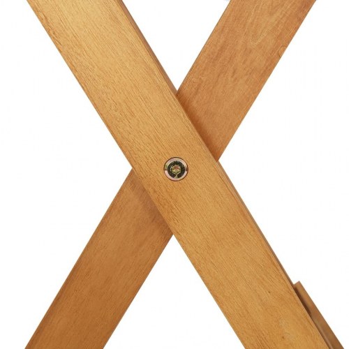 Foldbart havebord i massivt akacietræ - 90 × 90 × 75 cm