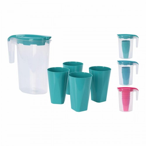 Sæt med kande og kopper - 1,75 l kande + 4 × 350 ml (5 dele)