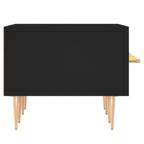 Tv-bord 150x36x30 cm konstrueret træ sort