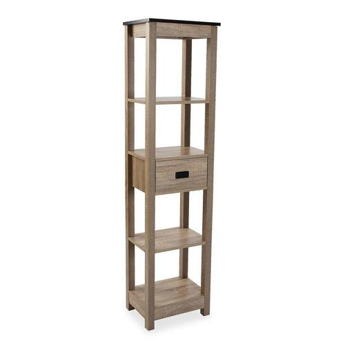 Badeværelse reol Versa Brun Plastik Træ MDF 30 x 160 x 40 cm